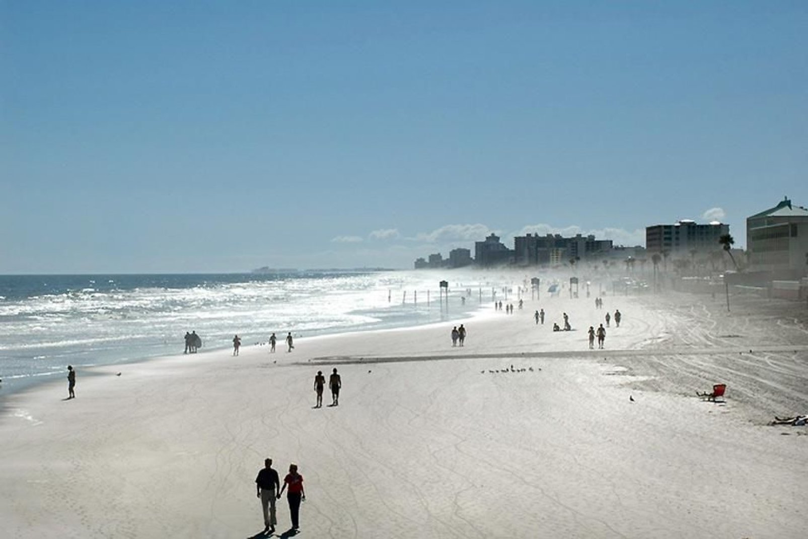 Daytona Beach is the most developed seaside city on Florida's east coast.