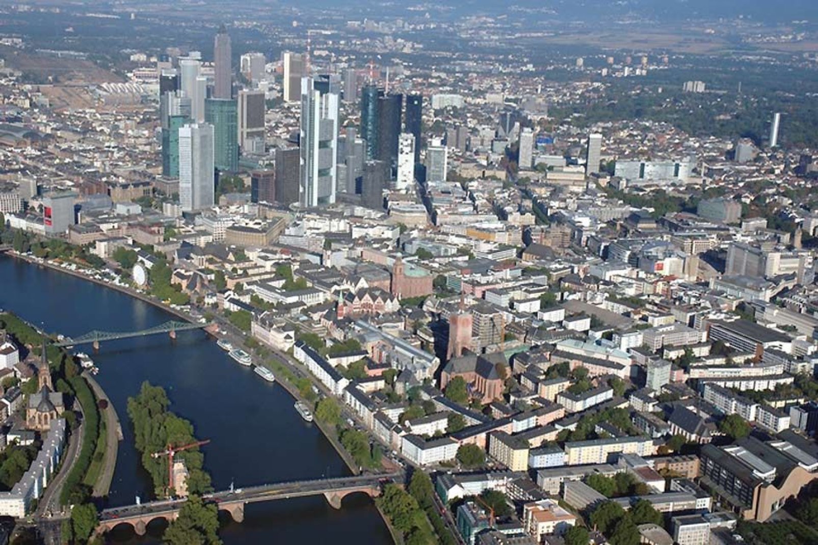 Frankfurt is known worldwide for being a finance hub.