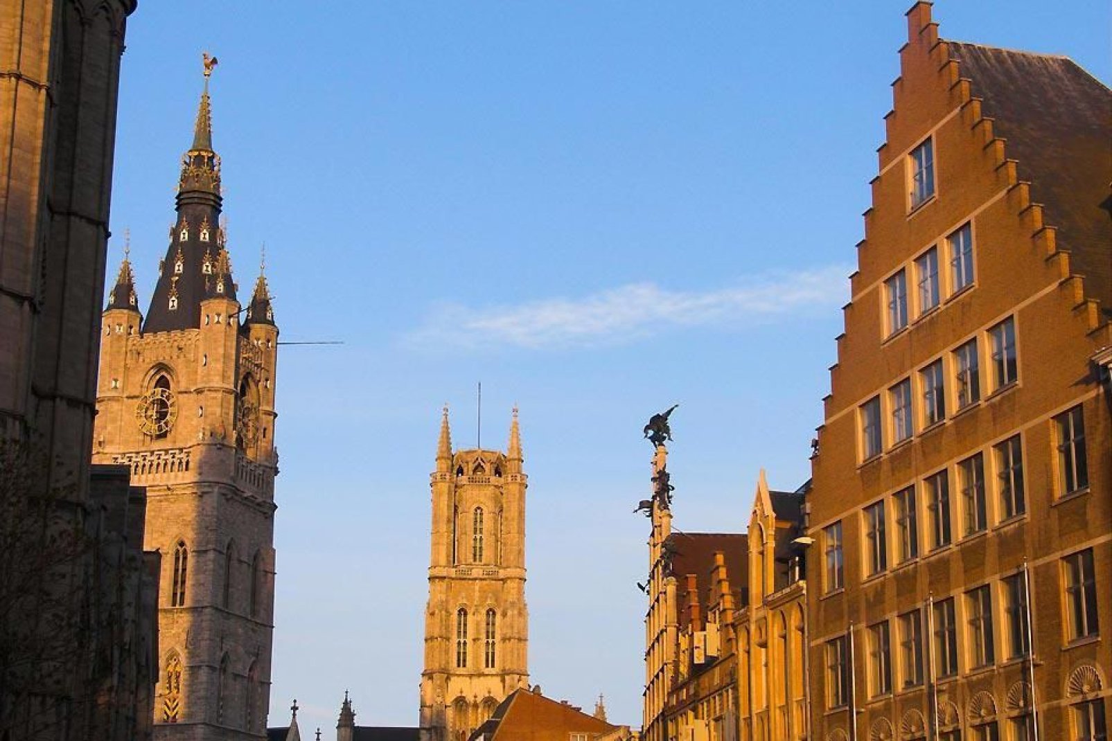 Das historische Zentrum von Gent hlt fr Besucher wahre Architekturschtze bereit.