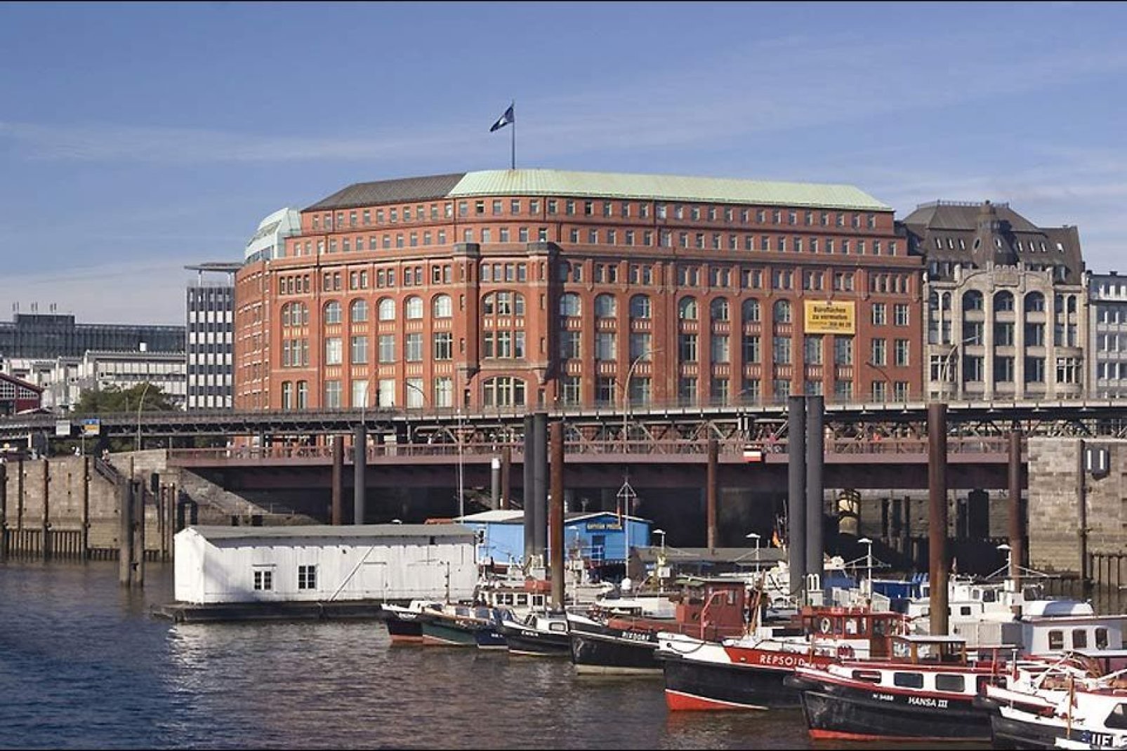 Hamburg's seaport is the largest in Germany.