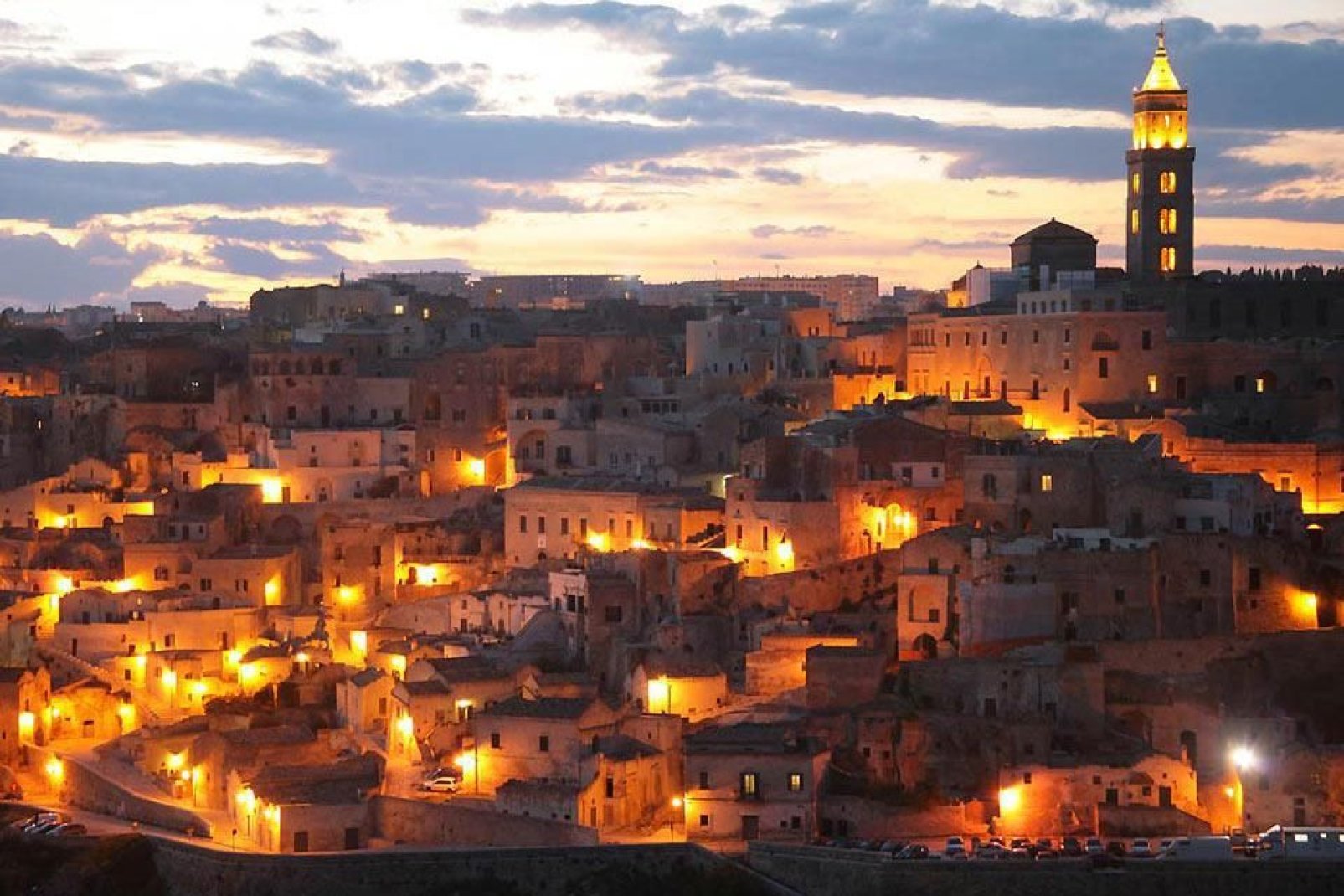 The Sassi de Matera are defined as a cultural landscape and are now listed as a Unesco World Heritage Site.