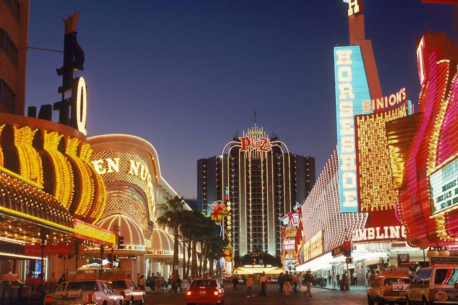 Un échantillon de la fameuse ribambelle de casinos, d'hôtels et de boutiques de Las Vegas.