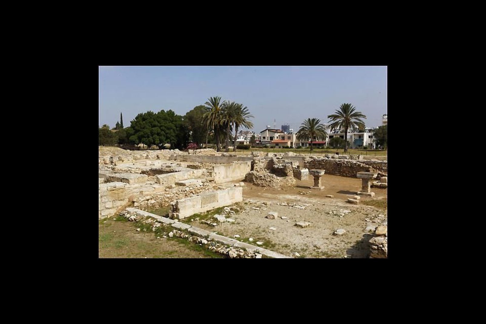Il sito archelogico dell'antica città di Kition mostra le vestigia di un'epoca passata.