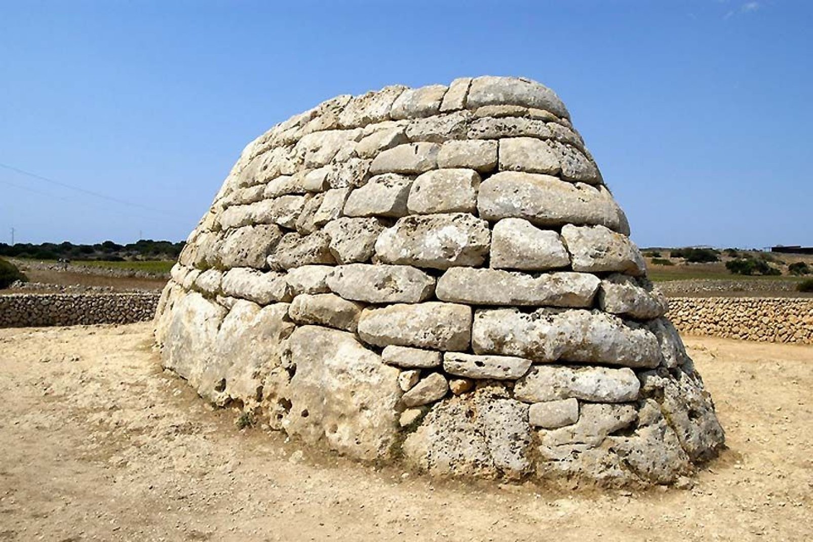 These stone constructions were built to serve as funeral monuments.