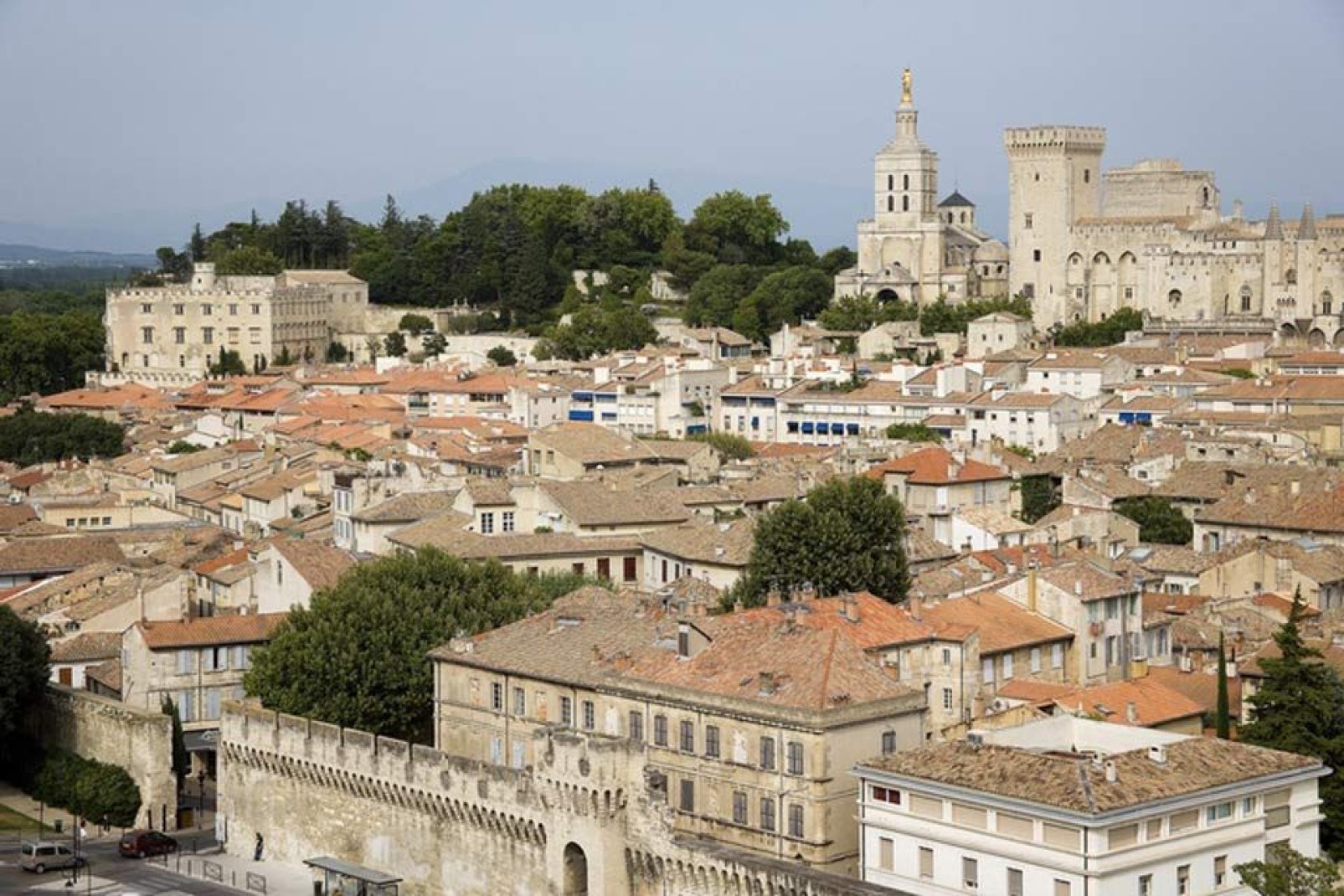 In der Stadt ist nach wie vor eine Vielzahl von Überresten aus päpstlicher Zeit erhalten, insbesondere die Stadtmauern und die historische Altstadt. Dies ist auch der Grund, weshalb Avignon ins Weltkulturerbe der UNESCO aufgenommen wurde.