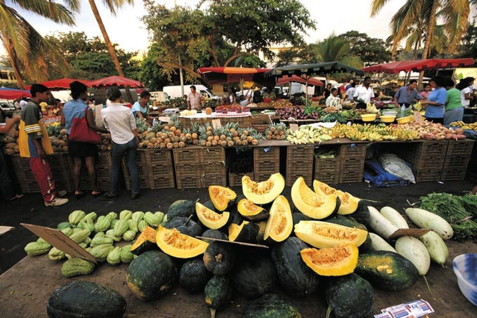 Conocida por su mercado, que se celebra por la mañana, Saint-Paul atrae tanto a los habitantes de la isla como a los turistas