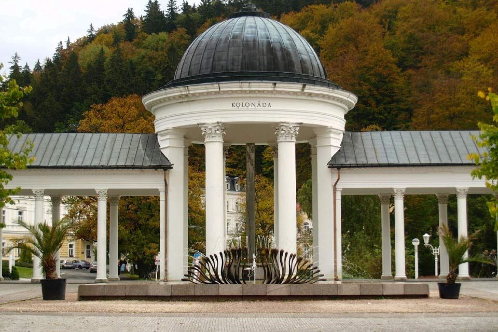 Marianske Lazne in der Tschechischen Republik ist ein elegantes Spa im Art-Nouveau- und im neoklassischen Stil.