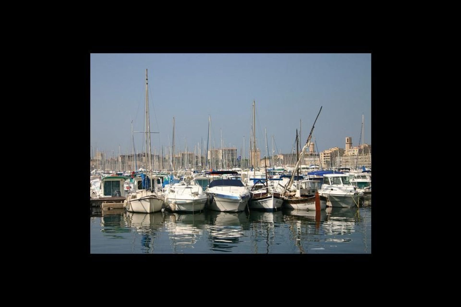 Marseille's marina, an emblematic spot where plenty of events take place.