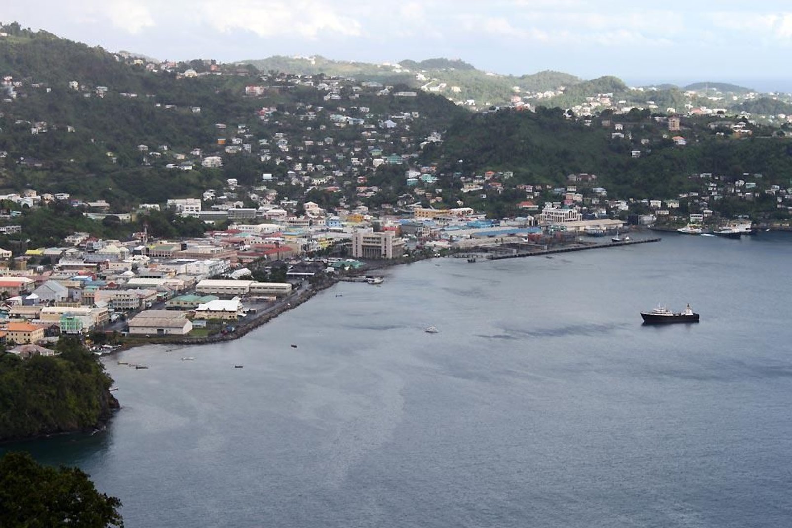 Die Hauptstadt von Saint-Vincent und die Grenadinen ist die einzige wirkliche Stadt des Landes.