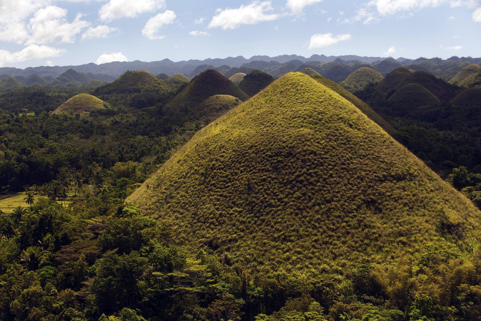 Parte dell'arcipelago delle Visayas, che comprende 61 isole, Bohol è conosciuta soprattutto per la flora e la fauna. Attraversata dal fiume Loboc, l'isola è costellata di mangrovie e da una fitta rete di piccole caverne. L'attrattiva principale restano le "Chocolate Hills", un totale di 1.268 colline rigogliose trasformate in montagne di cioccolato quando il sole ne scurisce la vegetazione. L'unica ...