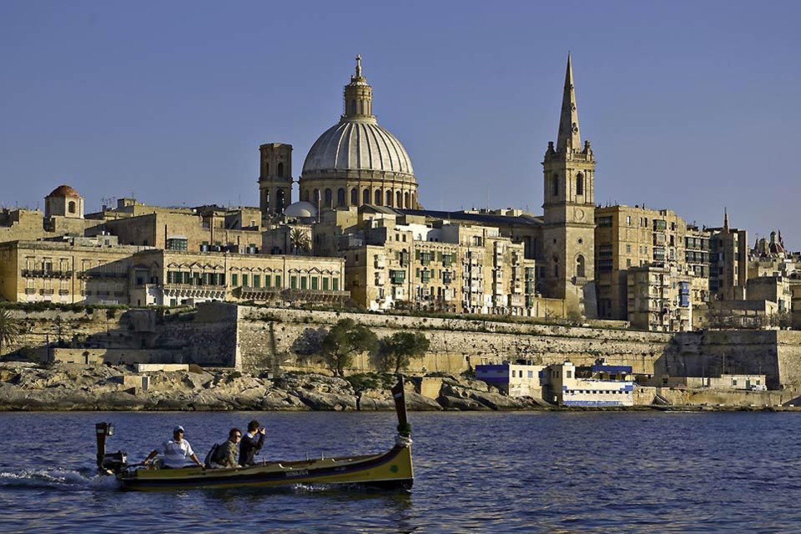 Valletta was built by the Knights Hospitaller, and is a masterpiece of baroque architecture.