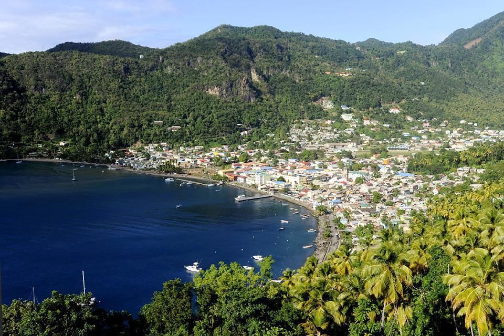 Soufrière es la principal ciudad del suroeste de Santa Lucía.