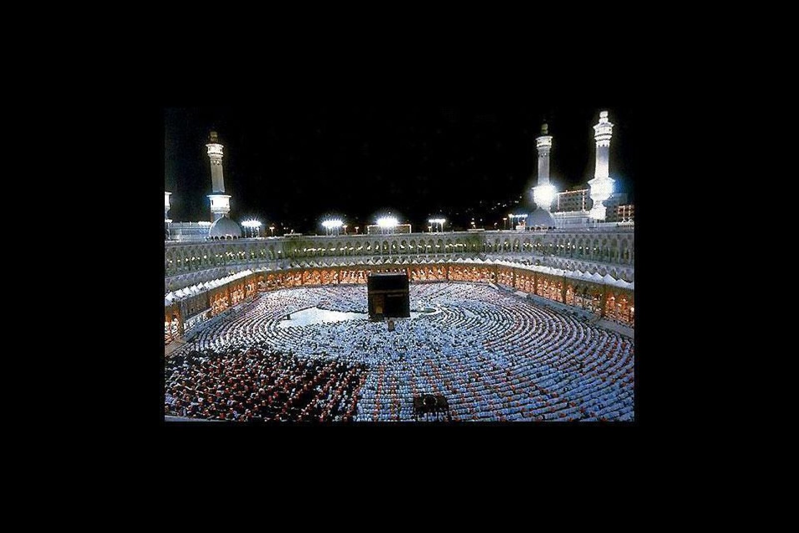 Tausende Pilger sind in dieser Nacht nach Mekka gekommen