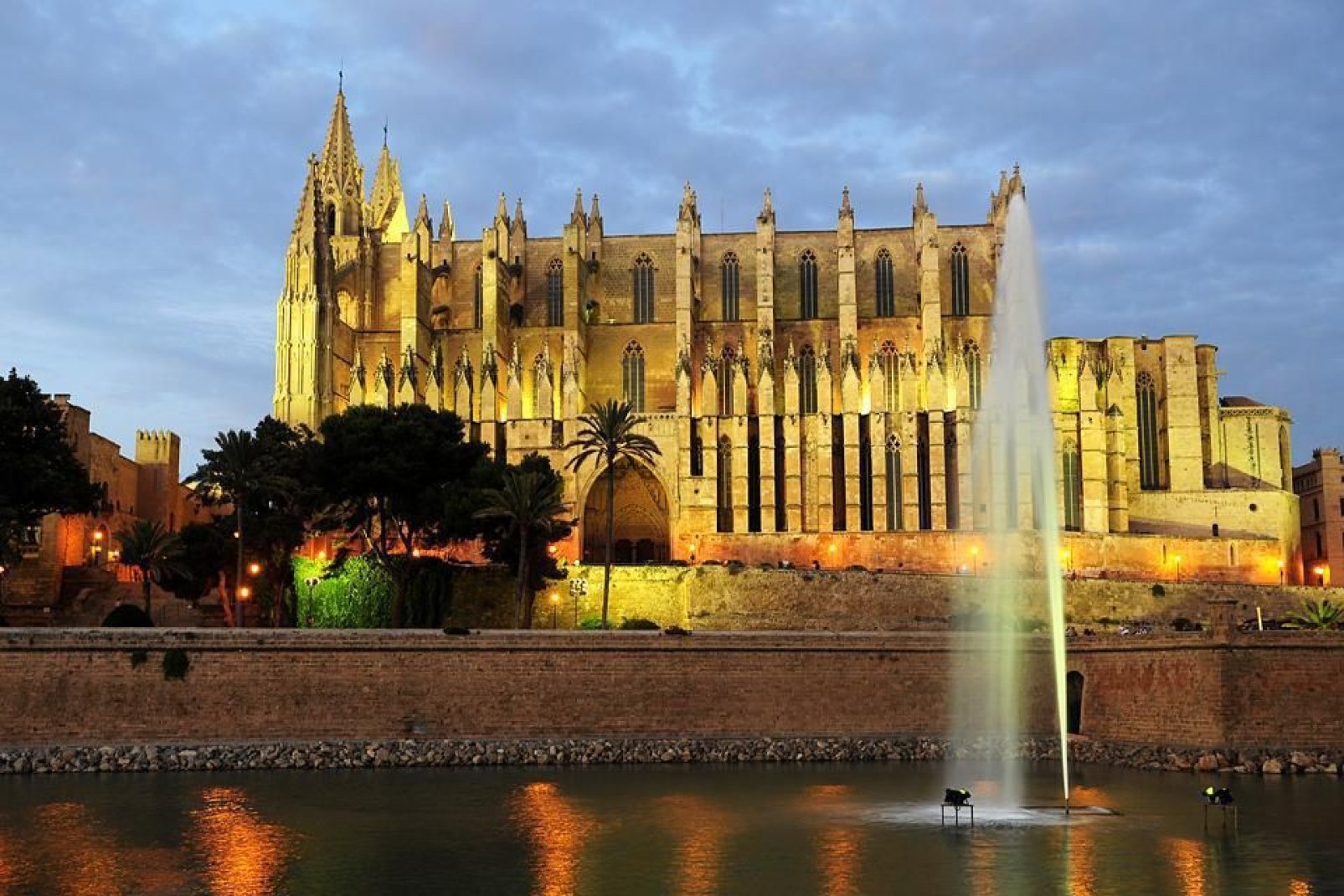Palma Cathedral is the symbol of Majorca.