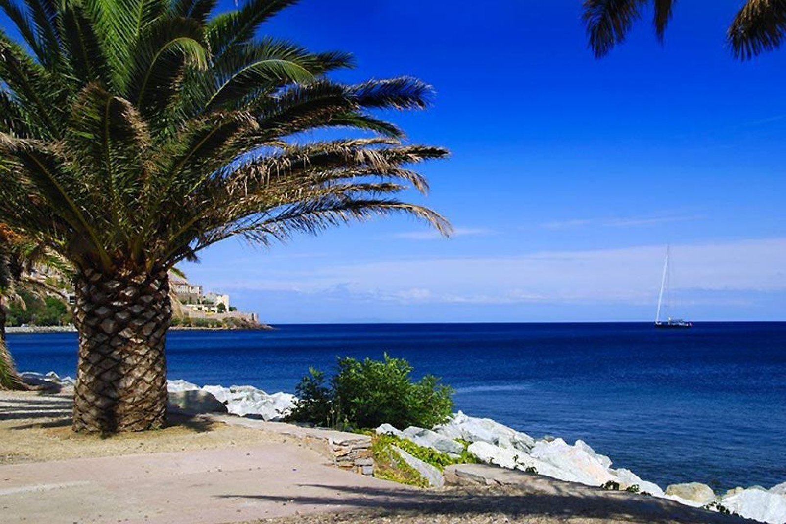 Sechs Strände befinden sich in der Nähe der Stadt Bastia, wo man herrliche Aussichten über das Meer genießen kann.