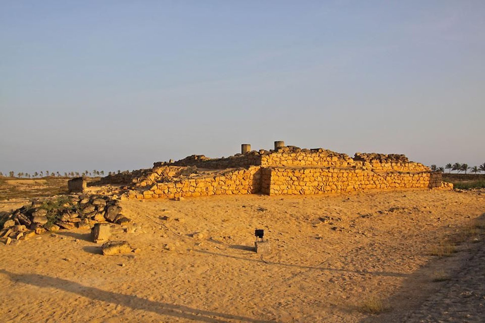 Ruines d'un palais de la reine de Saba.