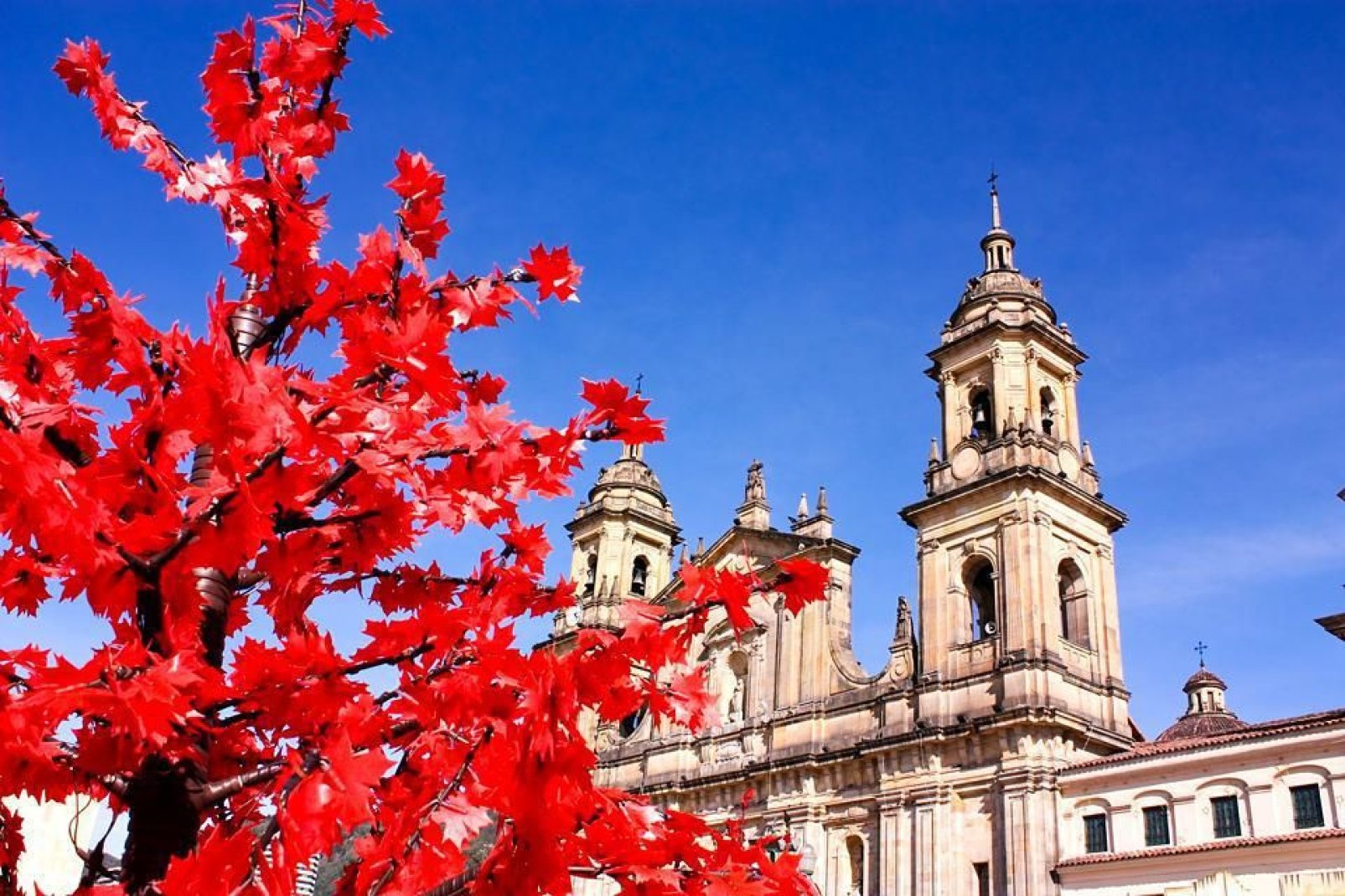 Die Catedral Primada steht am Plaza de Bolivar und ist die größte Kathedrale von Kolumbien sowie eine der größten von Lateinamerika.