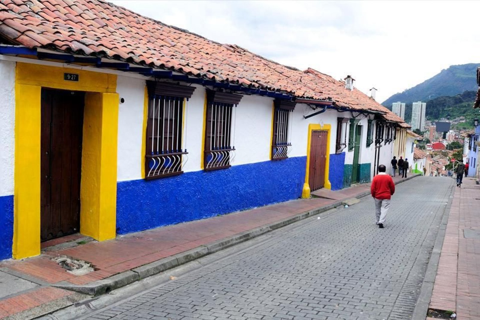 Bogota ist immer noch stark von der Kolonialzeit geprägt, davon zeugen die Häuser im spanischen Baustil.