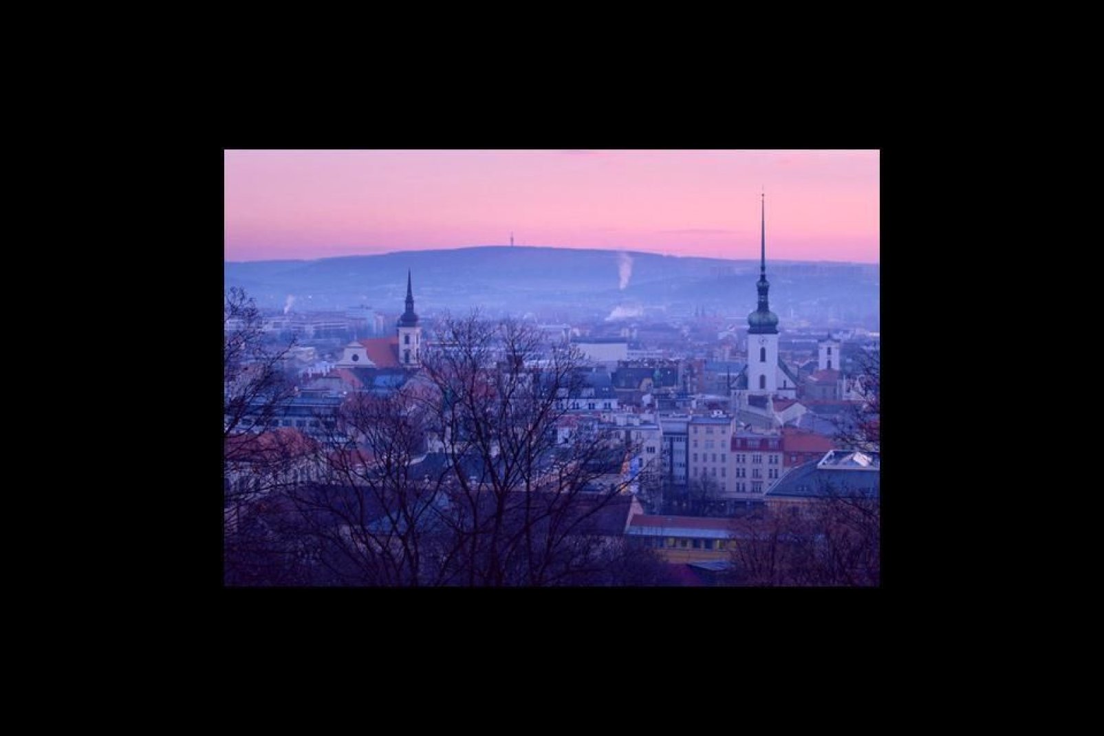 Blick auf die Stadt Brno von der Festung Spilberk aus.
