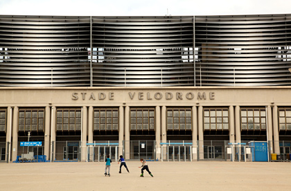 Das Stadion von Olympique Marseille - Stade Velodrome