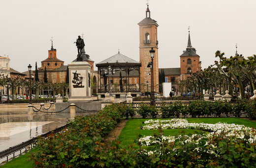 Der Platz Cervantes in Alcal de Henares