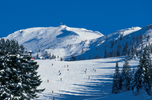 Slowenisches Skifahren