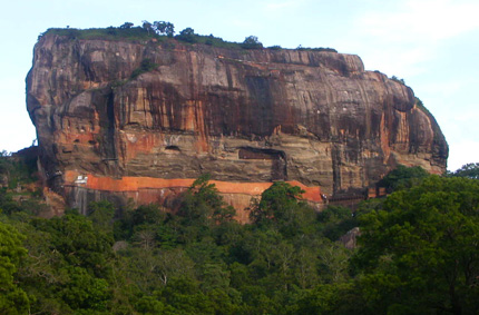 Die Felsen von Sigiriya