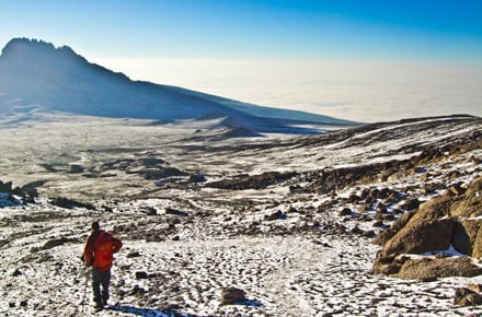 Bergsteigen im Kilimandscharo Nationalpark