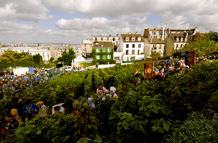 Paris, Frankreich: Ftes de vendanges de Montmartre