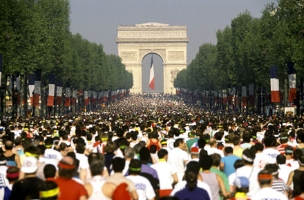 Die besten Marathon-Stdte der Welt entlang der  42,195 Km Strecke