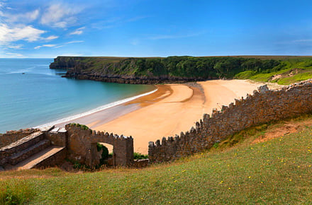 Barafundle Bay and Tenby, Pembrokeshire : 10 places to go in the UK if