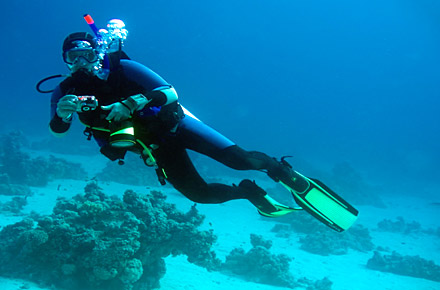 Unter Wasser: Fr Sportler und Erforscher des Meeresgrundes