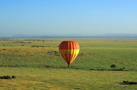 Safari im Ballon